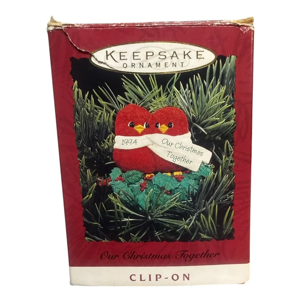 Vintage 1994 Hallmark Keepsake Ornament Our Christmas Together Birds QX4816